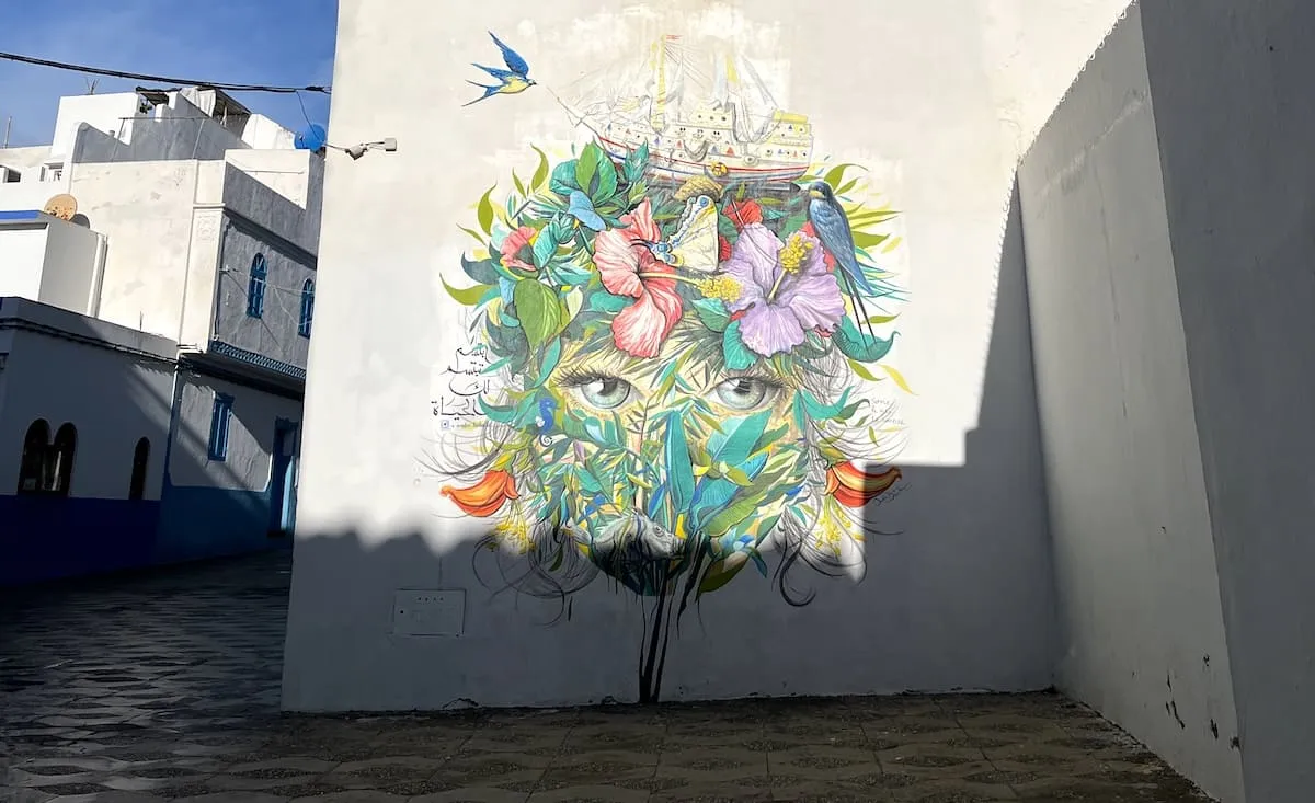art de rue à Asilah